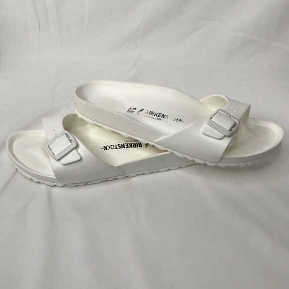 Birkenstock Shoes | Birkenstock White Madrid Essentials Eva Sandal | Poshmark